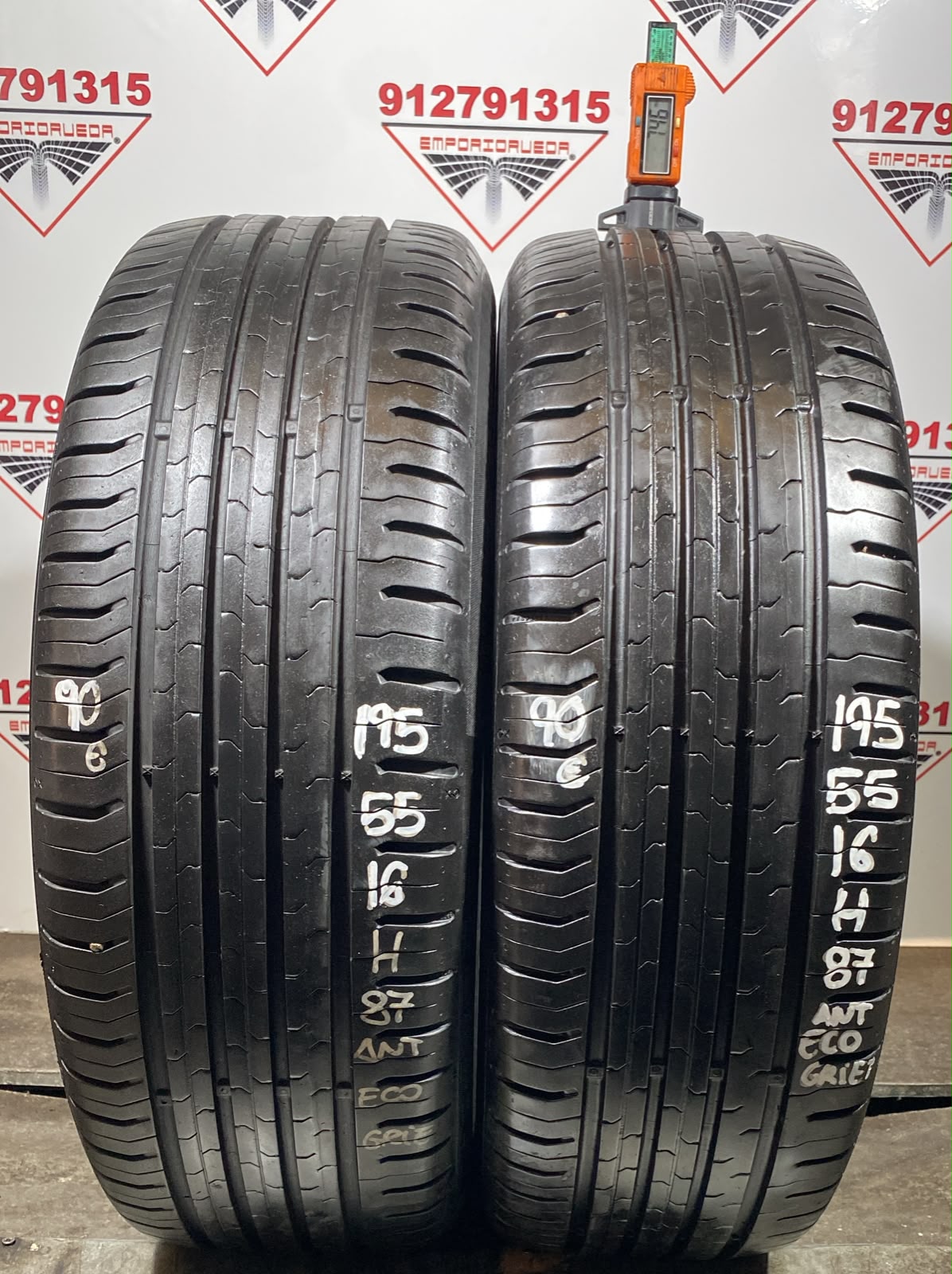 CONTINENTAL CONTIECOCONTACT 5 USADO ECONOMICO  195/55 R16 87 H